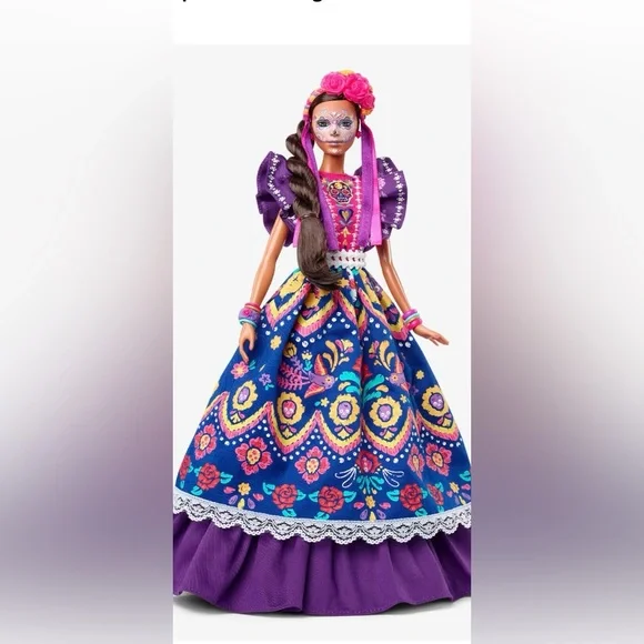 Dress 2022 Barbie Dia De Los Muertos Barbie 2022 Dia De Muertos